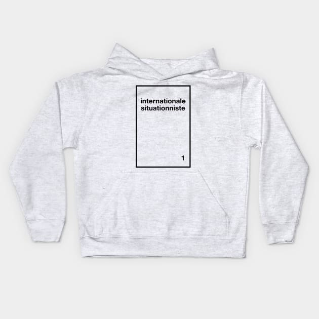 Situationist International Internationale Situationniste Kids Hoodie by Popular Objects™